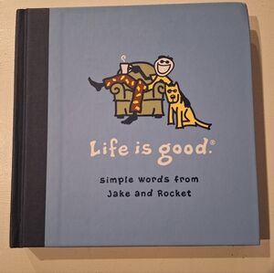 Life Is Good Hardcover Book Simple Words